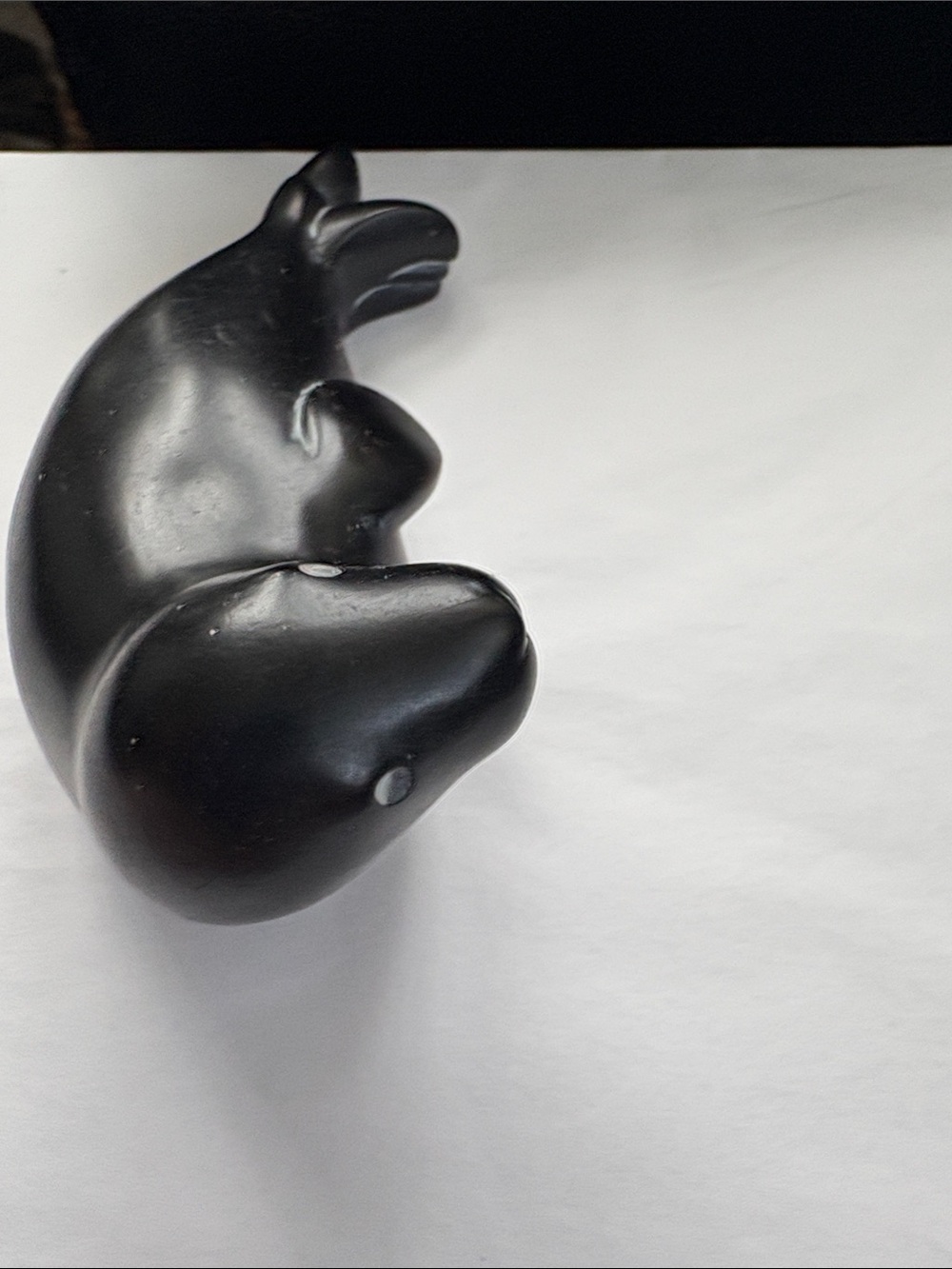Vintage Canadian BOMA carved Natural Resin Sea Lion Haida First Nation Style - Picture 4 of 9